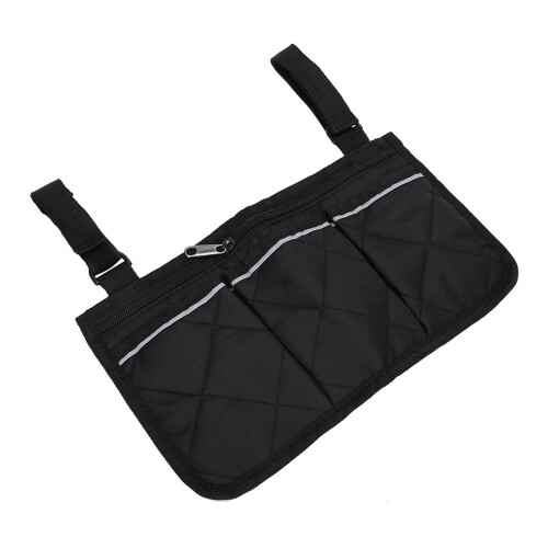 (Black) Rollstuhl-Armlehnen-Tasche groß braun 1