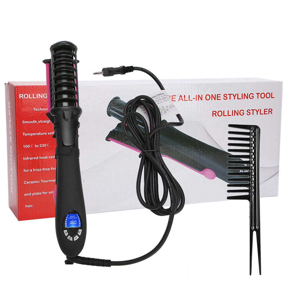 (Prise UE) K19 Auto Hair Curler Adjustable 32mm 110-240V EU Plug