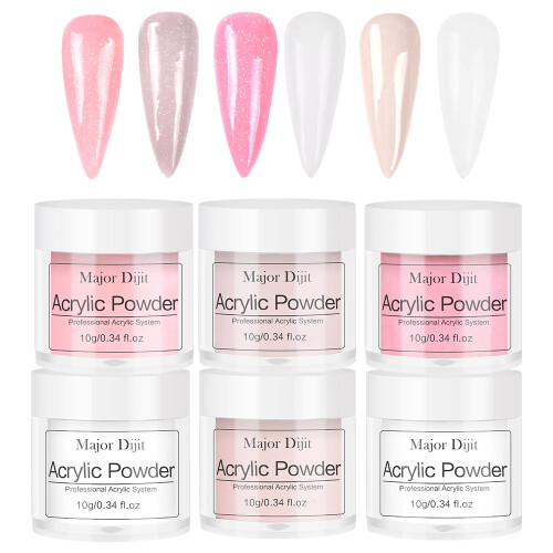 Kit Manicure Cristalli Pennelli Polvere