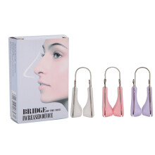 Silicone Nose Lifting Clips Portable Bridge Shaping Pink Purple White