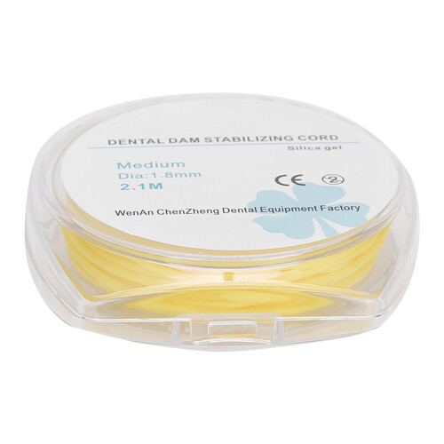 Dental Rubber Dam Stabilizing Cord Medium Wedges Clamps