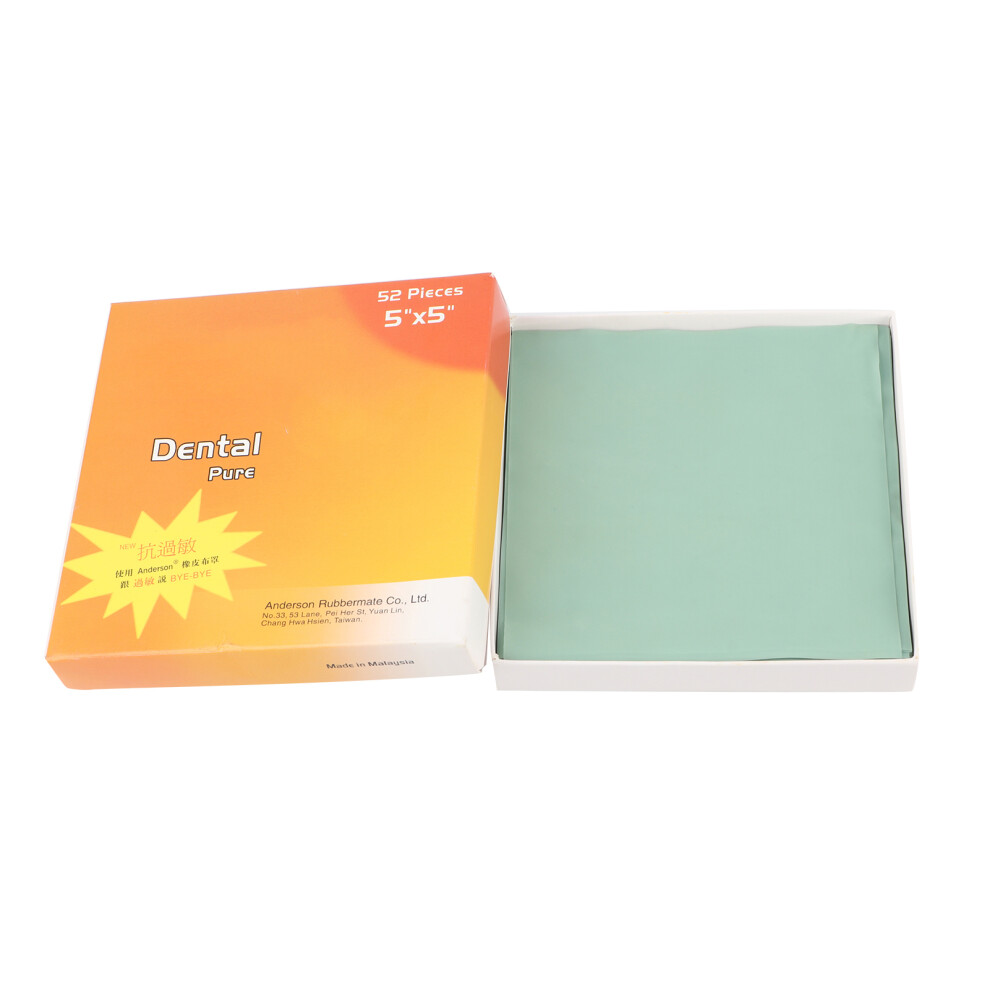 (5 x 5in 52pcs / Box) Latex Root Canal Dental Dam 5x5in 52pcs/Box