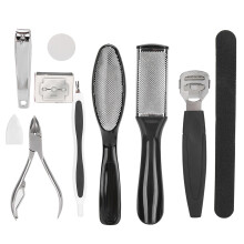 10st Roestvrij Staal Pedicure Gereedschap Set Dode Huid