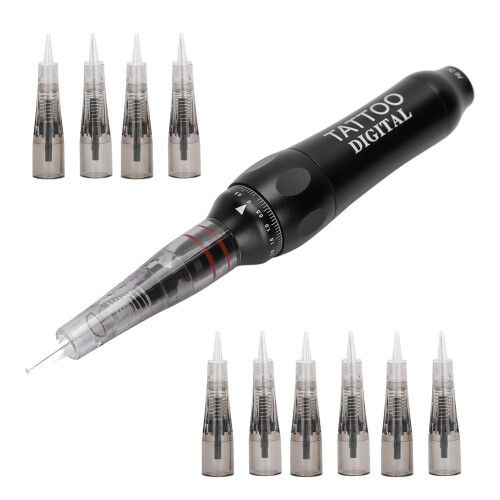 Semi-permanent Microblading Tattoo Pen Machine with Needle 2