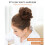 Synthetic Messy Bun Scrunchie Hair Extension 3