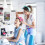 40 Stk Silikon-Haarrollen Groß Klein Salon 5