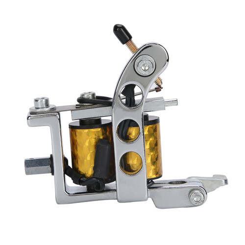 (Gold) Silver Professional Tattoo Liner Shader Machine