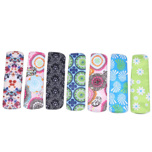 (Type A) 7x wiederverwendbare Bambus-Menstrualpads Typ B