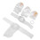 100Pcs Disposable Colostomy Bag Skin-Friendly Drainable 5