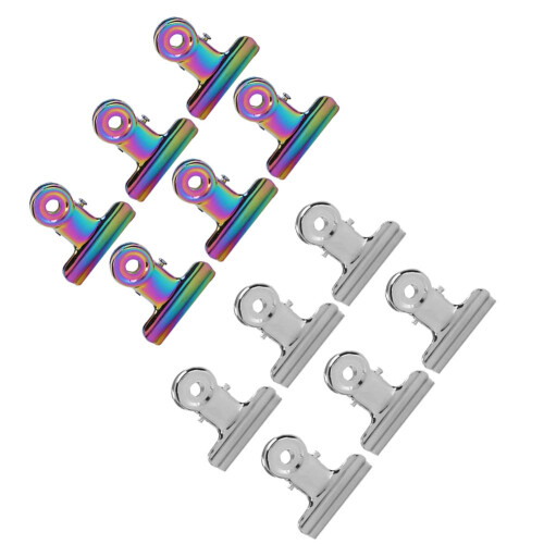 12pcs Nail Tips Clips Metal File Paper Clips 1