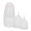 (#3) Wiederverwendbare Silikon-Menstruationstasse Set mit Dampfreinigung 5