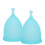 (S x 2) Menstruationsbecher Set wiederverwendbar x2 4