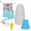 (2pcs S) Wiederverwendbare Menstruationstasse Silikon Dicht 1