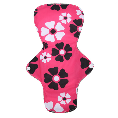 (#2) Bambus-Kohle-Faser Menstruationspad L 33cm #1