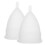 (L) Wiederverwendbarer Silikon-Menstruationsbecher Set 5