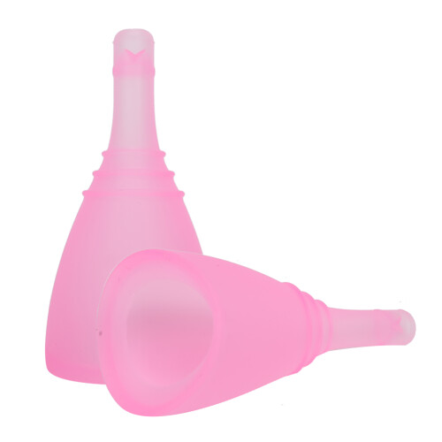 (S x 2) 2x Silikonenvrouwenmenstruatiecup Herbruikbaar 1
