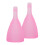 (S x 2) 2x Silikonenvrouwenmenstruatiecup Herbruikbaar 5