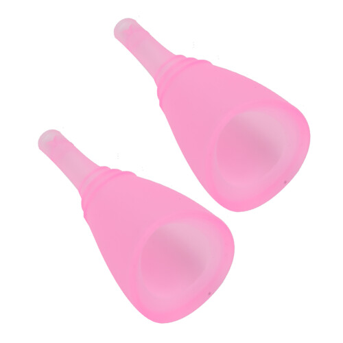 (S x 2) 2x Silikonenvrouwenmenstruatiecup Herbruikbaar 2