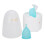 (2pcs S) Wiederverwendbare Menstruationstasse Silikon Dicht 5