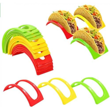 10ks držák na tacos, odolný, lehký, potravinářský, malý plastový stojan na tacos, stojan na mexické palačinky, tacos