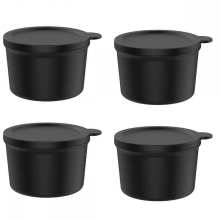 Náhradní sada silikonových forem na led pro KitchenAid Smoothie Maker, kompatibilní s holícím strojkem na led