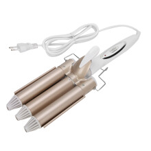 (EU Plug) Dreizylinder Lockenstab 25mm 110-240V UK