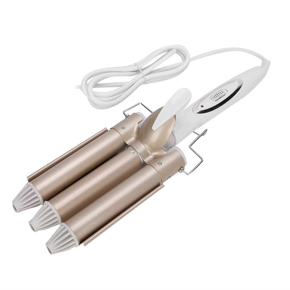 (UK Plug) Three Barrel Curling Iron Salon Waver 25mm 110-240V UK Plug