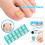 Ingroeiende Teennagel Corrector Stickers Blauw 1
