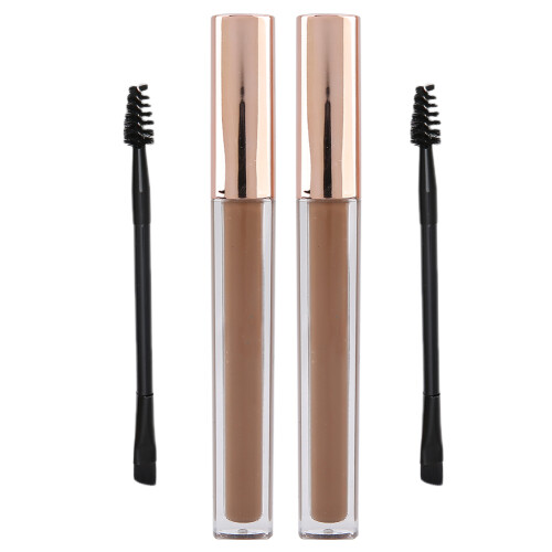 (4#Coffee) VIBELY 2pcs Eyebrow Tint Gel Dark Brown