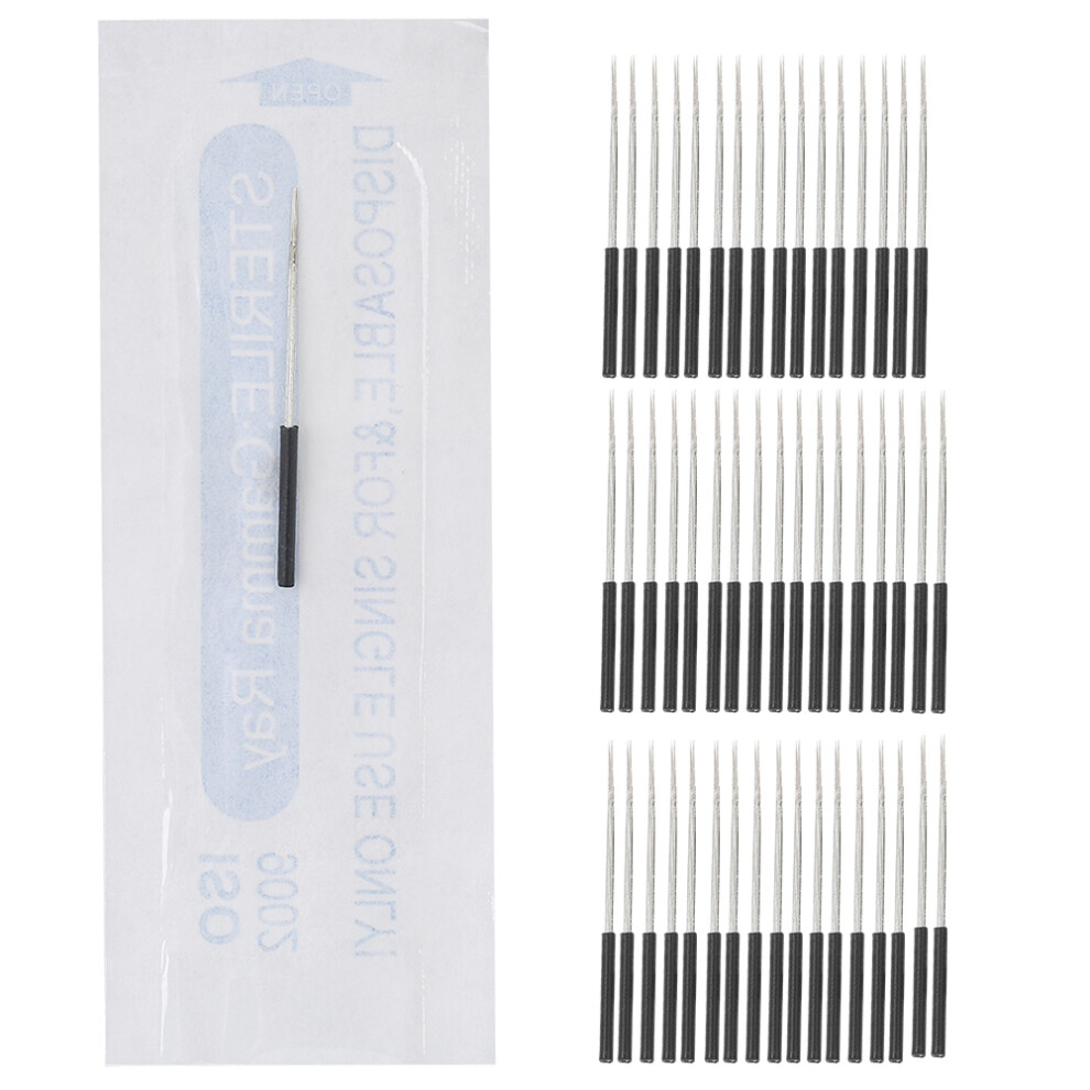 (3RL) 50pcs Lengthened Tattoo Needle Microblading Eyebrow Accessory
