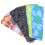 6x Bambus-Kohle Waschbare Menstrualpads 18x25cm 3