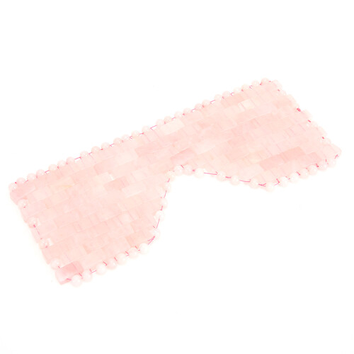(Rose Quartz) Jade Stone Cooling Eye Mask Massager Obsidian 2