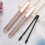(4#Coffee) VIBELY 2pcs Eyebrow Tint Gel Dark Brown 3
