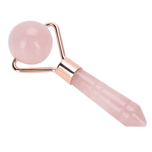 Rose-Quarz-Gesichtsroller straffend, lifting, gegen Falten 2