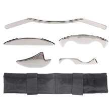 5pcs Stainless Steel Gua Sha Massage Tool Pain Relieve Set