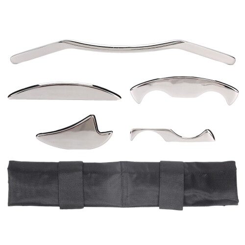 5pcs Stainless Steel Gua Sha Massage Set