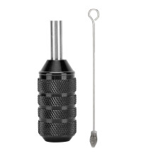 (Black) 25mm Tattoo Machine Grip Aluminium Cartridge Naalden Groen