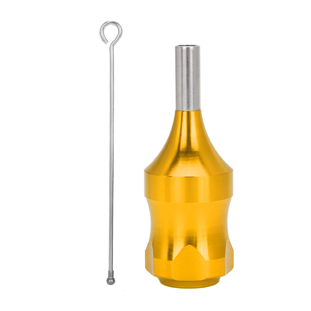 Gold/Red () 28Mm Aluminum Alloy Tattoo Grip Cartridge Needles