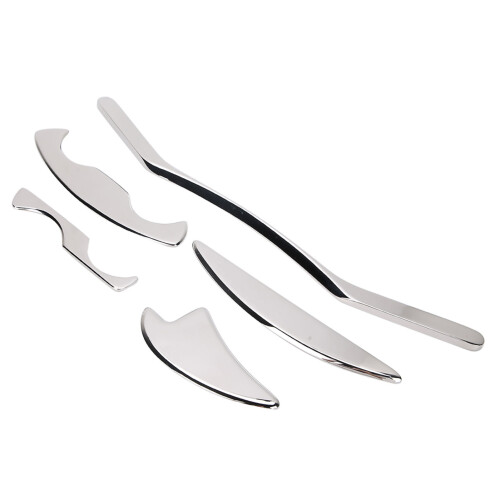 5pcs Stainless Steel Gua Sha Massage Set 2