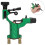 (Green) Draaibare tattoo machine professioneel shader liner goud 4