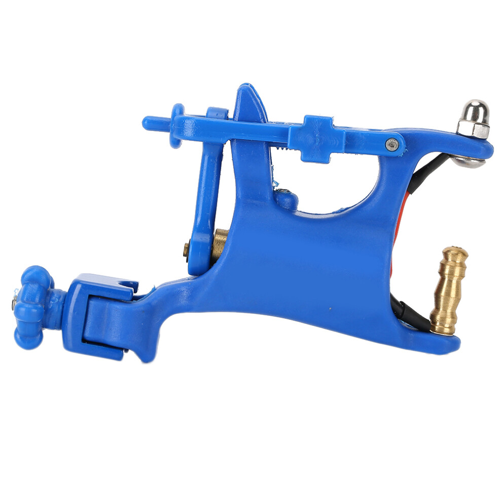 Blue (Blue) Professional Portable Tattoo Machine Strong Motor Liner Shader