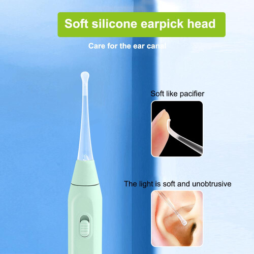 Pulitore Orecchie Silicone USB per Bambini 1