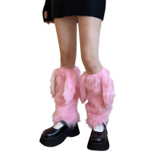 Thermal Winter Leg Warmers Women Girls Comfortable Fleece-PK