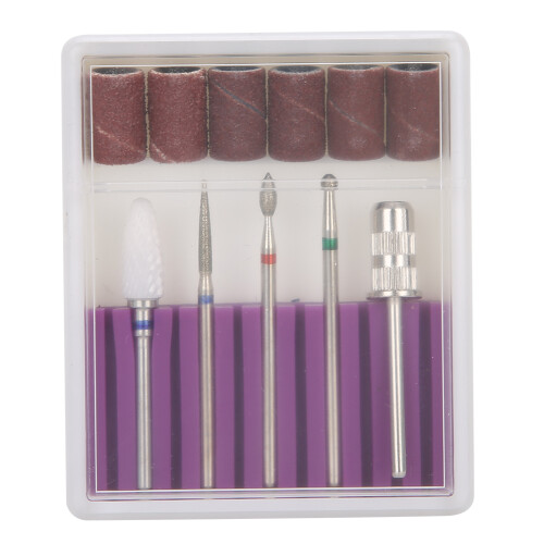 5x Nagelkunst-Feilköpfe zur Hautentfernung