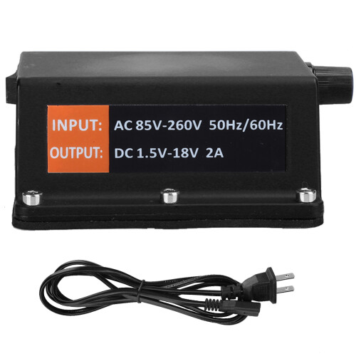 (US Plug) Tattoo Power Supply LCD AntiSlip Battery