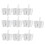 (L) 10pz Apri bocca dentale in silicone 1
