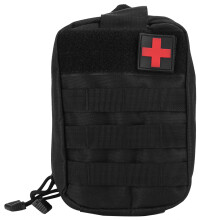 (Black With Leg Belt) Notfalltasche Schwarz mit Beinriemen