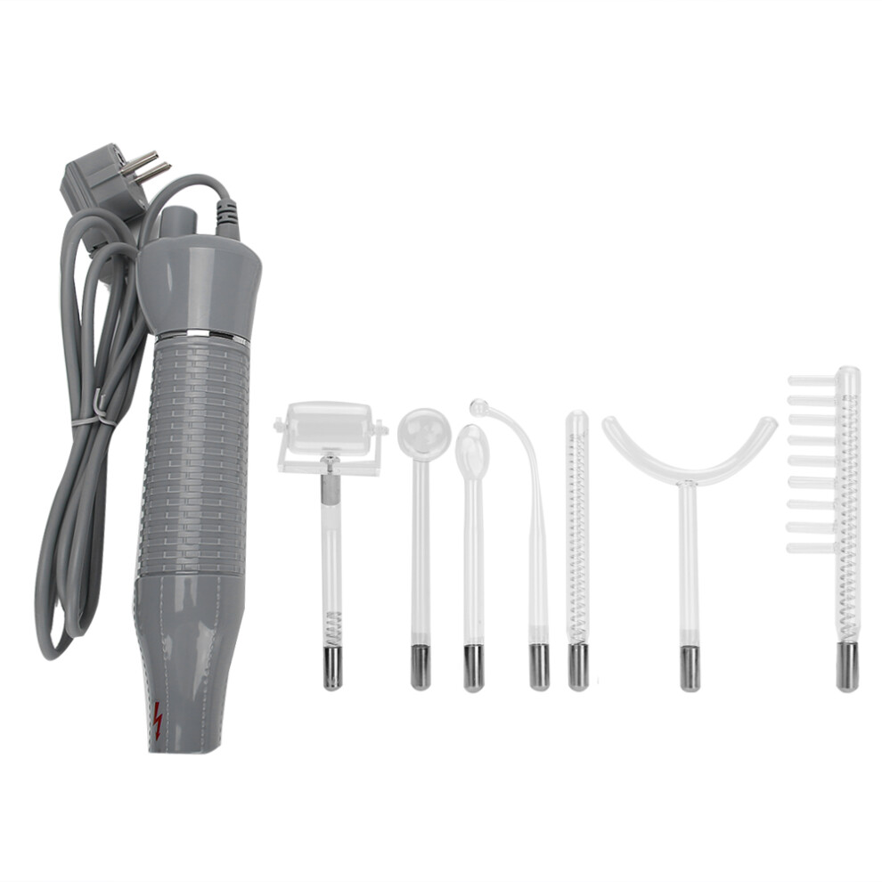 (EU Plug 220V) 7pcs Set High Frequency Electrotherapy Ozone Rod EU Plug 220V
