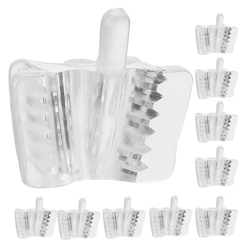 (L) 10pz Apri bocca dentale in silicone 1