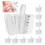 (S) 10pz Apri bocca dentale in silicone 5